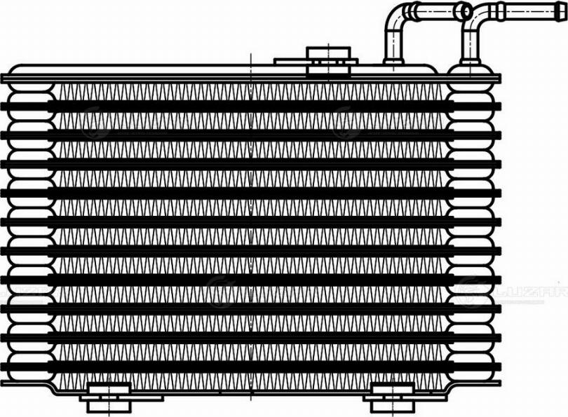 Luzar LOc 1162 - Радиатор масл. для а-м Mitsubishi Outlander 12- 2.4i-3.0i LOc 1162 autodnr.net