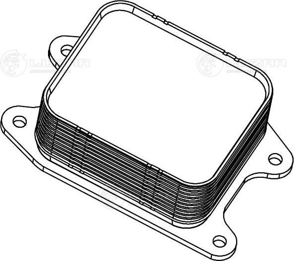 Luzar LOc 1807 - Радиатор масл. для а-м VW Golf 13--Skoda Octavia 13- 1.2TSi-1.4TSi-1.6i LOc 1807 autodnr.net