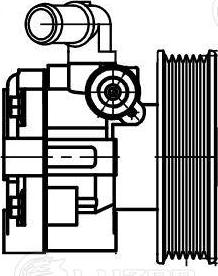 Luzar LPS 0505 - Гідравлічний насос, рульове управління, ГУР autocars.com.ua