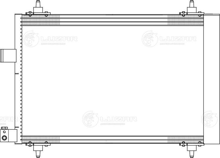 Luzar LRAC 2004 - Конденсатор, кондиціонер autocars.com.ua