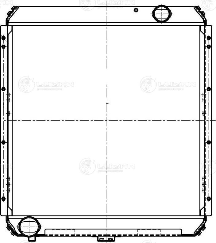 Luzar LRc 07150 - Радіатор, охолодження двигуна autocars.com.ua