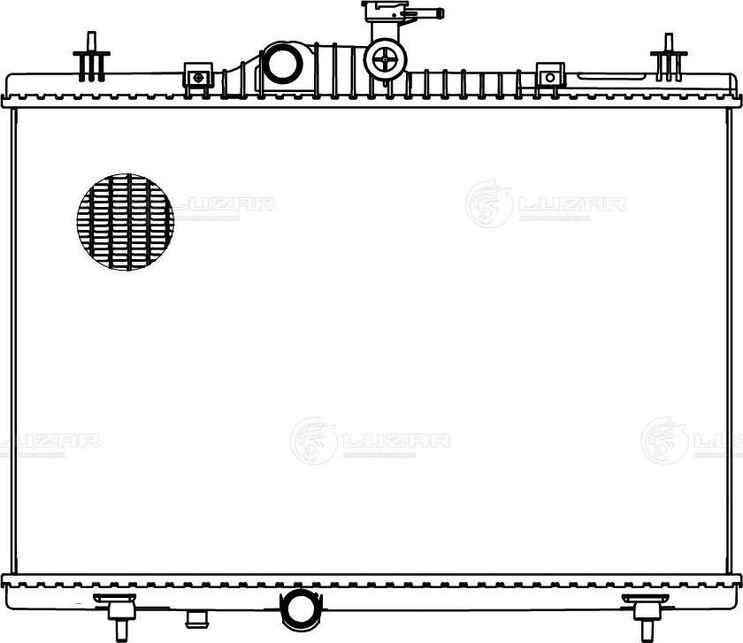 Luzar LRc 0949 - Радиатор, охлаждение двигателя autodnr.net