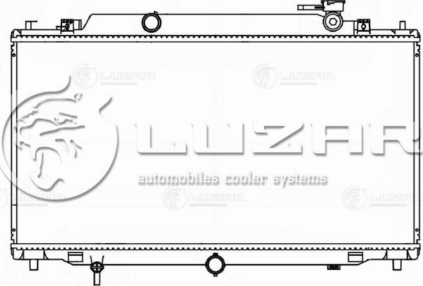 Luzar LRC251PE - Радиатор, охлаждение двигателя avtokuzovplus.com.ua