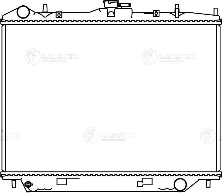 Luzar LRc 3007 - Радіатор, охолодження двигуна autocars.com.ua