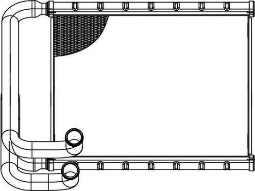 Luzar LRh 0849 - Теплообменник, отопление салона avtokuzovplus.com.ua