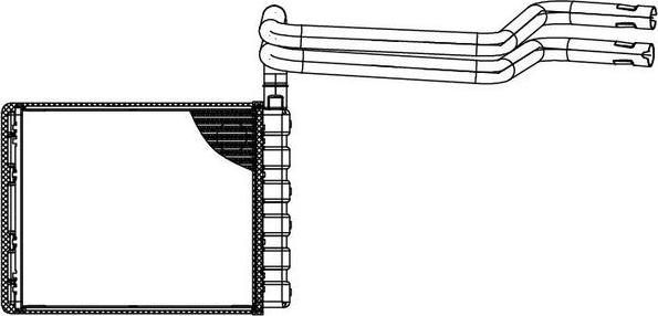 Luzar LRh 1075 - Теплообменник, отопление салона avtokuzovplus.com.ua