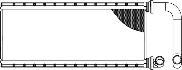Luzar LRh 2902 - Теплообмінник, опалення салону autocars.com.ua