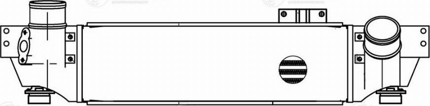 Luzar LRIC 0801 - Интеркулер, теплообменник турбины avtokuzovplus.com.ua