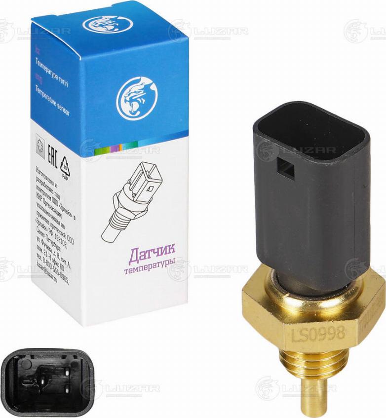 Luzar LS 0998 - Датчик температуры в блок Logan 04--Trafic 01--Clio 98- LS 0998 Luzar autocars.com.ua