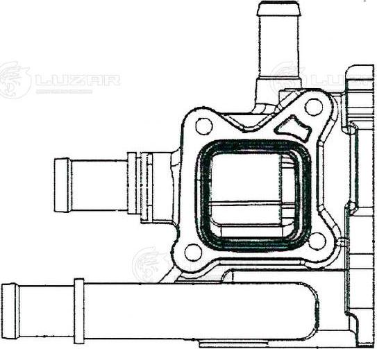 Luzar LT 0551 - Термостат, охлаждающая жидкость avtokuzovplus.com.ua