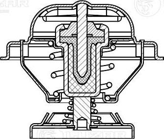 Luzar LT 1745 - Термостат, охлаждающая жидкость autodnr.net
