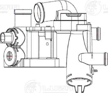 Luzar LT 1804 - Термостат, охлаждающая жидкость autodnr.net