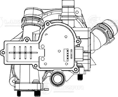 Luzar LT 1811 - Термостат, охлаждающая жидкость avtokuzovplus.com.ua