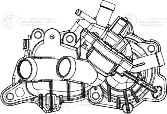 Luzar LT 1821 - Термостат, охолоджуюча рідина autocars.com.ua