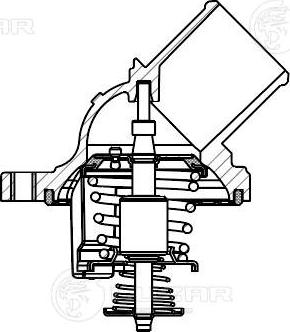Luzar LT 1910 - Термостат, охолоджуюча рідина autocars.com.ua