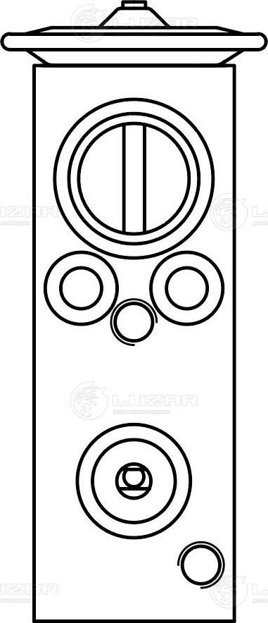 Luzar LTRV 0998 - Расширительный клапан, кондиционер avtokuzovplus.com.ua