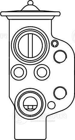 Luzar LTRV 1879 - Клапан расш. кондиционера ТРВ для а-м Skoda Оctavia A5 04--VW Golf VI 08- LTRV 1879 autodnr.net