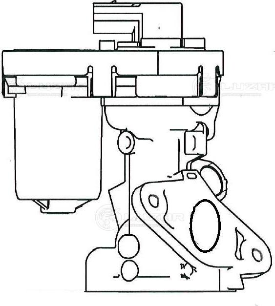 Luzar LVEG2002 - Клапан возврата ОГ autodnr.net