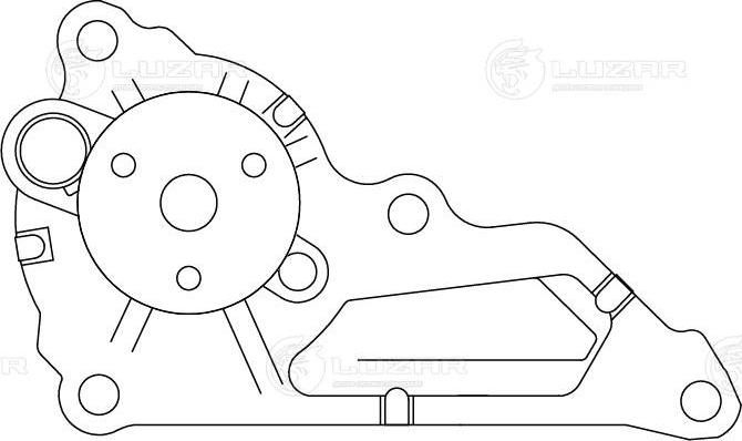 Luzar LWP 0901 - Водяний насос autocars.com.ua