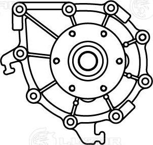 Luzar LWP 1201 - Водяной насос avtokuzovplus.com.ua