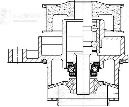 Luzar LWP 1823 - Водяной насос avtokuzovplus.com.ua