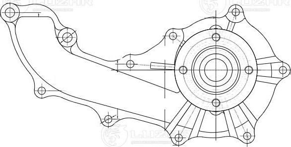 Luzar LWP 1914 - Водяной насос avtokuzovplus.com.ua