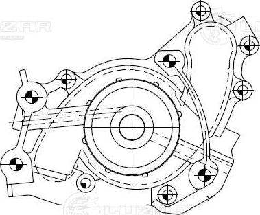 Luzar LWP 1930 - Водяний насос autocars.com.ua