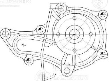 Luzar LWP 1944 - Водяний насос autocars.com.ua