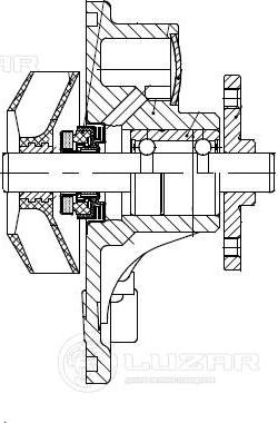 Luzar LWP 20Z6 - Водяний насос autocars.com.ua