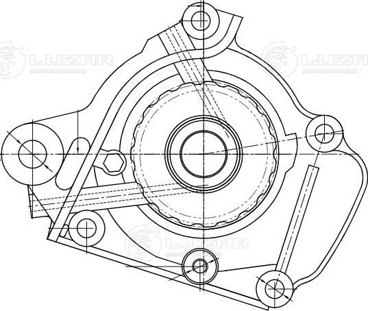 Luzar LWP 2311 - Водяной насос avtokuzovplus.com.ua