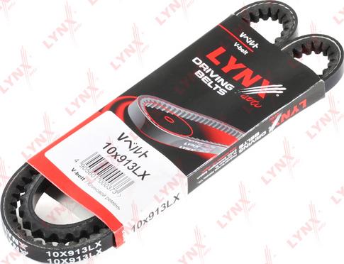 LYNXauto 10X913LX - Ремень клиновой AUDI 80 1.6-2.0-A6 2.0 >97  DAEWOO Nexia 1.5 8V >95  FIAT Ducato 1.9D--2.5TD >94  FO autodnr.net