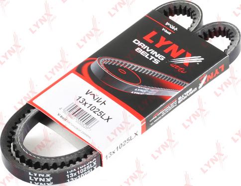 LYNXauto 13X1025LX - Клиновой ремень, поперечные рёбра autodnr.net