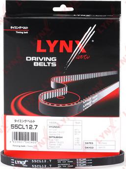 LYNXauto 55CL12.7 - Зубчатый ремень ГРМ autodnr.net