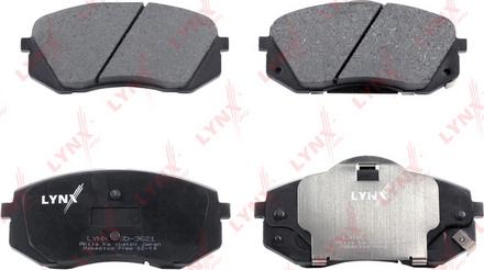LYNXauto BD-3621 - Колодки тормозные передние HYUNDAI iX35 2.0 10>  KIA Sportage 2.0 10> autodnr.net