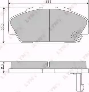 HELLA 8DB 355 016-851 - Тормозные колодки, дисковые, комплект autodnr.net