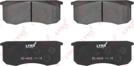 LYNXauto BD-4606 - Тормозные колодки, дисковые, комплект autodnr.net