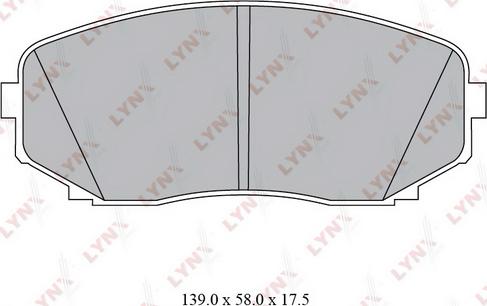 LYNXauto BD-5116 - Колодки тормозные передние MAZDA CX-7 2.2-2.3T 09> - CX-9 3.5-3.7 07> autodnr.net