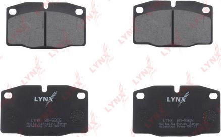 LYNXauto BD-5905 - Колодки тормозные передние DAEWOO NexiaGM 1.5 8V >01  OPEL Corsa ADEL >93-Kadett >92-Vectra ADE autodnr.net