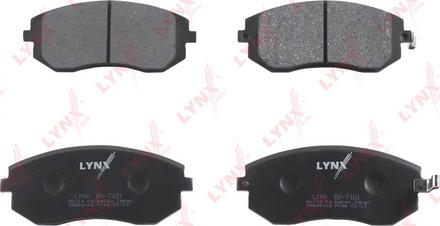 LYNXauto BD-7101 - Колодки тормозные передние SUBARU ForesterSF-SG 02> - Impreza II TOK 1.6-2.0 00> - Legacy 03> autodnr.net