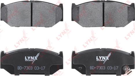 LYNXauto BD-7303 - Колодки тормозные передние SUZUKI Swift III-IV 1.2-1.6 06> autodnr.net