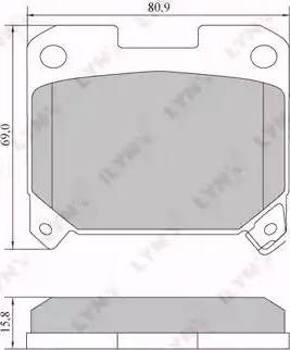 Advics AD0630 - Гальмівні колодки, дискові гальма autocars.com.ua