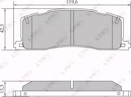 Ashuki 1083-1102 - Гальмівні колодки, дискові гальма autocars.com.ua