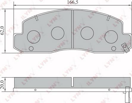 DJ Parts BP1580 - Гальмівні колодки, дискові гальма autocars.com.ua