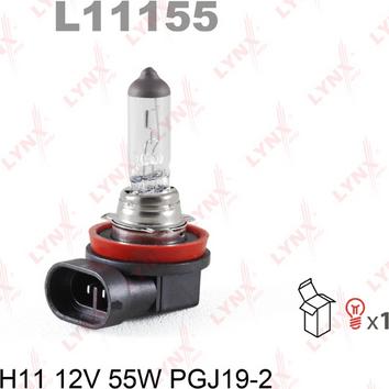 LYNXauto L11155 - Лампа накаливания, фара дальнего света autodnr.net