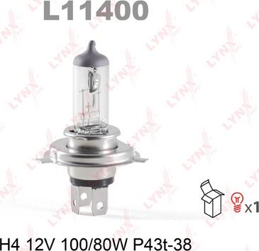 LYNXauto L11400 - Лампа накаливания autodnr.net
