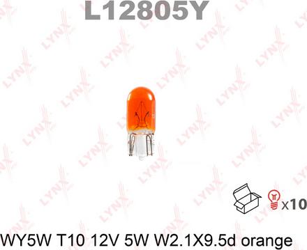 LYNXauto L12805Y - Лампа накаливания autodnr.net