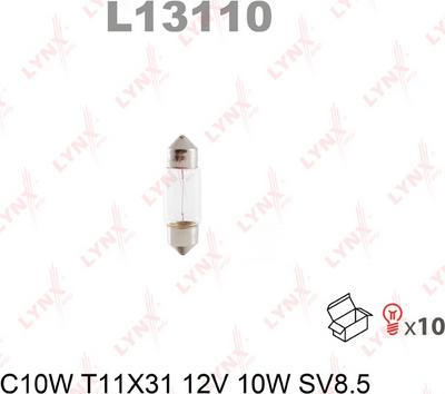 LYNXauto L13110 - Лампа накаливания autodnr.net