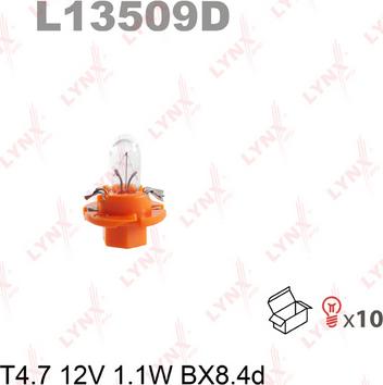 LYNXauto L13509D - Лампа розжарювання, освітлення щитка приладів autocars.com.ua