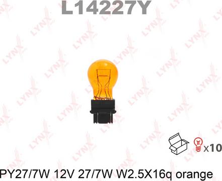 LYNXauto L14227Y - Лампа накаливания autodnr.net