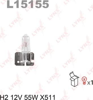 LYNXauto L15155 - Лампа накаливания autodnr.net